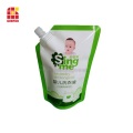 Liquid Lotion wash Packaging Printed Spout Stand Up Pouch