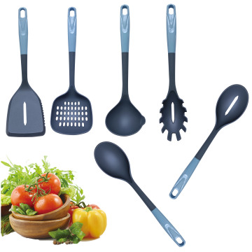 Nylon Utensils Set: Food Grade Kitchenware with ABS Handle