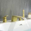 SHAMANDA Waterfall Bathtub Faucet Set with Sprayer