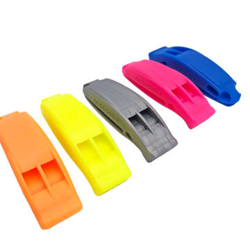 Multi-Color Outdoor Boat Plastic Emergency Survival Rescue Safety Whistle
