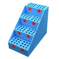 soporte para tubos de ensayo de laboratorio