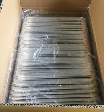 Plateaux de cuisson en papier d'aluminium jetables avec couvercles