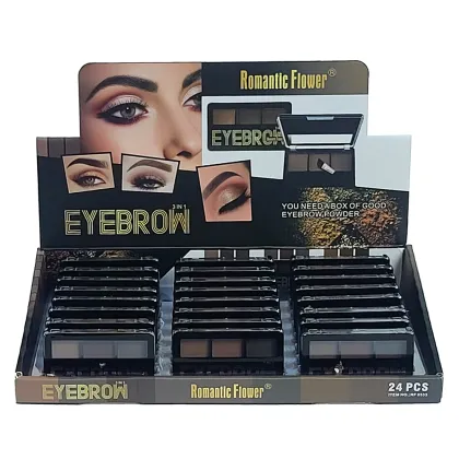 Wholesale 3 Color Makeup Pressed Powder Eyebrow Powder - New Design