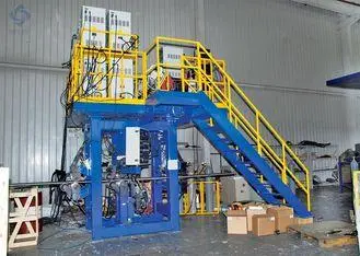 boiler Tube Finning Machine , Single Fin Tube Welding Machi