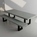 Moderner eleganter Beton einfacher quadratischer Tisch