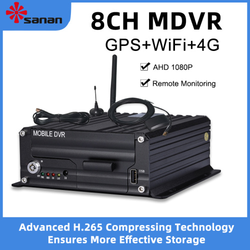 8CH 1080P HDD MDVR Vehicle Monitoring System