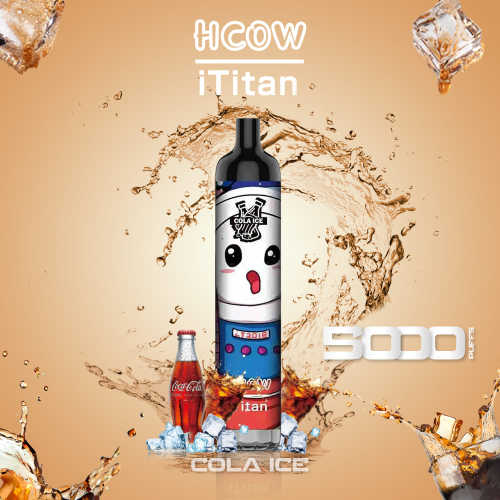 Newest HCOW iTitan 5000puffs Rechargeable Disposable Vape