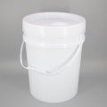 Industrial use plastic bucket with spout cap