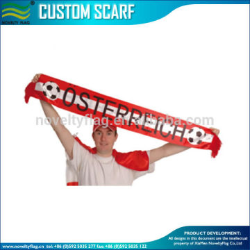 Austria football fan scarf Austria knitting scarf for UEFA EURO 2016