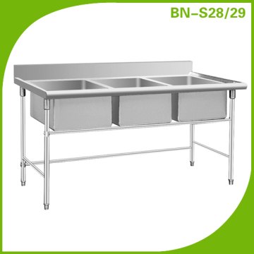 Bathroom Sink/ Stainless Steel Restaurant Kitchen Sink BN-S28