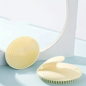 Wholesale Direct Sales Silicone Massage Scalp Brush for Hair Beauty and Clean Shower