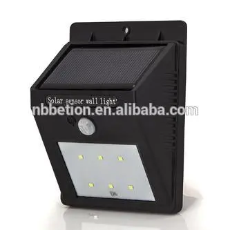 solar sensor light 6LED solar motion sensor outdoor light
