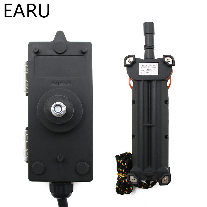 220V 12V 24V 380V Industrial Remote Controller Switches Hoist Crane Control Lift Crane 1 Transmitter + 1 Receiver F21-E1 Arrow