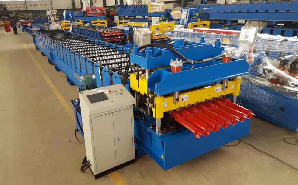 Color Steel Glazed Roofing Forming Machine