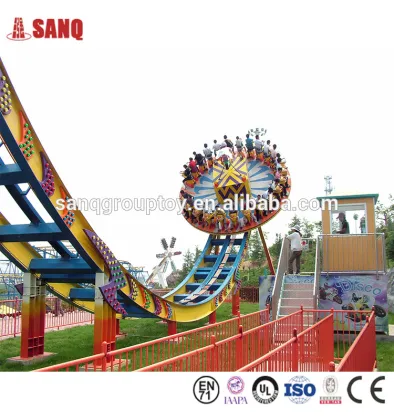 Kids outdoor entertainment park ride , kids entertainment equipment