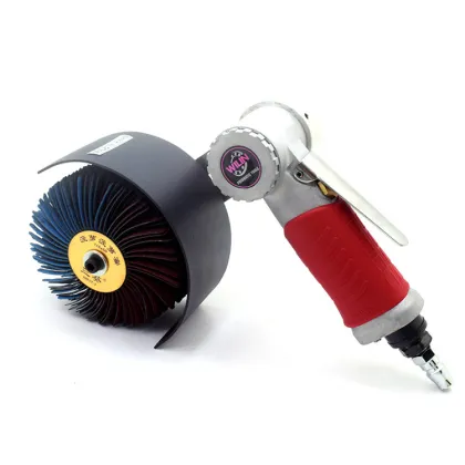 Linear Groove Wood Polishing Pneumatic Handheld Polisher