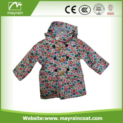 The Popular Children PU Raincoat