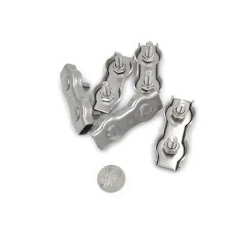 High Polished Stainless Steel Duplex Wire Rope Grips