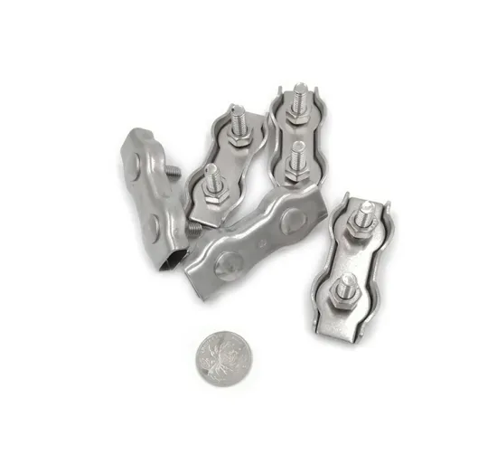 High Polished Stainless Steel Duplex Wire Rope Grips