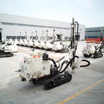 Low pressure DTH drilling rig