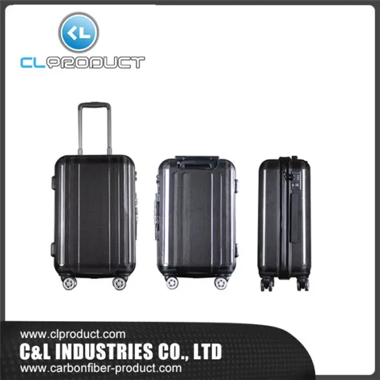 Hot selling 3K Glossy Travel Carbon Fiber Luggage