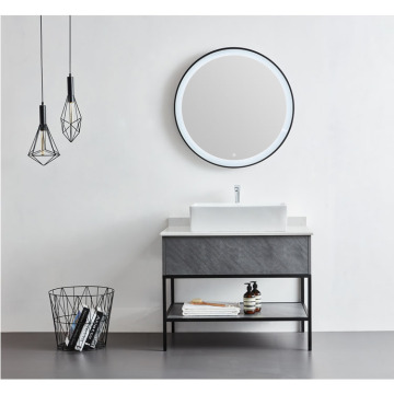 Armoire de vanité de salle de bain moderne en contreplaqué en contreplaqué