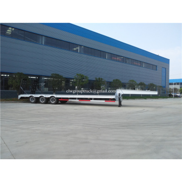 3 axle low flat-panel semi-trailer for sale