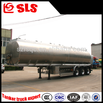 3 axles milk tank truck and trailer