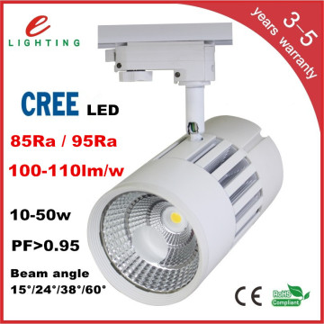 Dimmable 20w 30w 40w 50w cob track light led