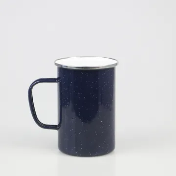28oz Hot Sell Customized Branded Double Wall Coffee Cups Whisky Tea Cup Enamel Cup