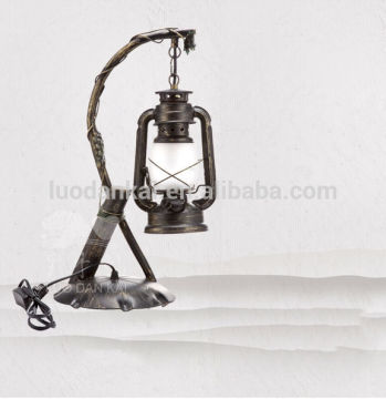 Simple design Arabic-style oil table lamp with rocker switch