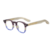 Thick Acetate Frame For Men Gentleman Retro Unisex Thick Acetate Optical Glasses Supplier