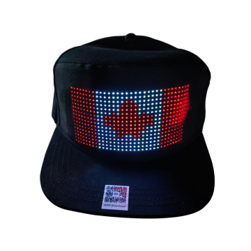 2023 APP-Controlled LED Screen Caps for Display Advertising: Upload Your Logo on Baseball Trucker Hats