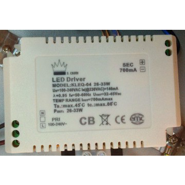 30w 36v 900ma led driver CE EMC CB SAA