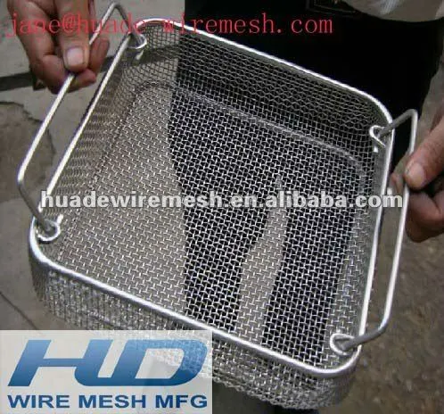 stainless steel wire mesh basket