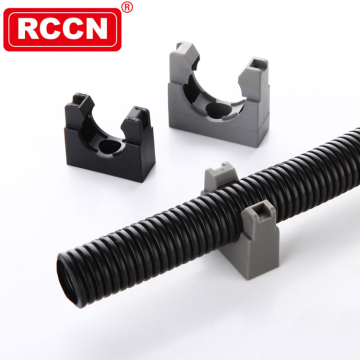 RCCN Tubing Clamp with Cover BGS-07B - Black Hose Clamps for Wire and Cable Protection