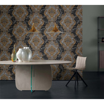 vinyl Emboss Waterproof wallpaper for wallcovering