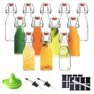 Conjuntos de botellas de cerveza de vidrio personalizados con diseños únicos