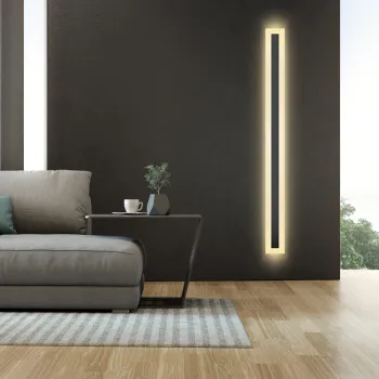 Smart LED Wall Light: Modern, Luxury, and Fashionable with Adjustable Color Temperature and Brightness, IP65 Waterproof Iron Body Design