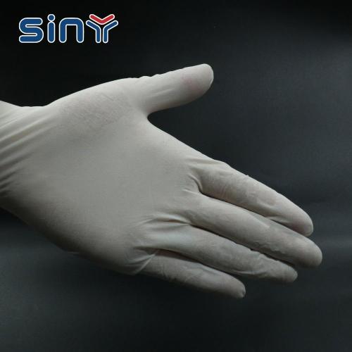 Gants chirurgicaux en latex médical différentes gants de docteur