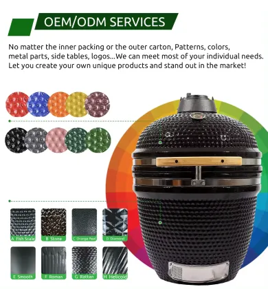 Outdoor Ceramic BBQ: Kamado Joe 23.5 Inch Charcoal Grill