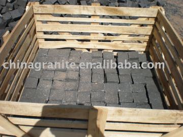 black basalt cube