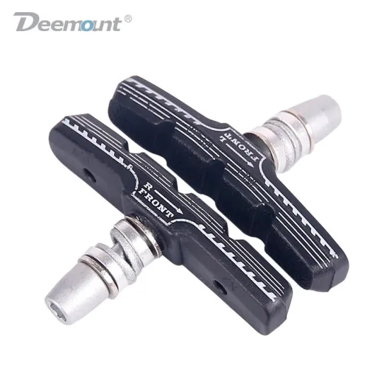 Deemount Quality V-Brake Pads MTB Mountain Bicycle Brake Shoes 70mm Threaded For Linear Pull Brakes All weathers