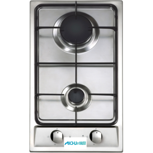 Stainless Steel Fireplace 2 Burner Hobs