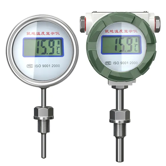 Explosion-Proof Local Display LED Thermometer with Integrated Battery