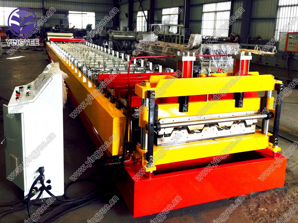 automatic building metal floor decking making machine