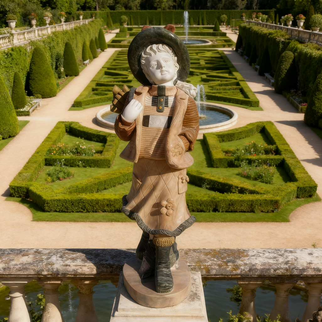 Classical Garden Statue Full View