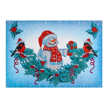 40 * 30 рождественских снеговика алмазная живопись декоративная живопись