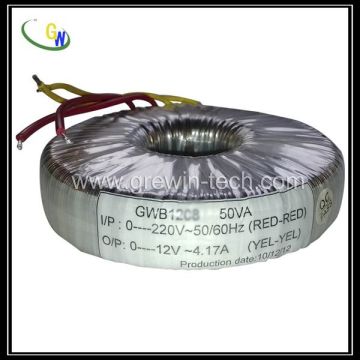 White ,Yellow, Black Color electronic transformer 12v 50w