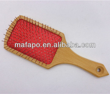 Hair care products customized wood hairbrush